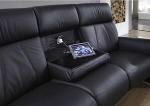 Luxusní kožená sedací souprava s funkcí relax 3+2+1 MAGIC RELAXX