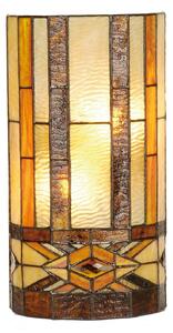 Nástěnná lampa Tiffany Amsterdam - 20*11*36 cm 2x E14 / Max 40W