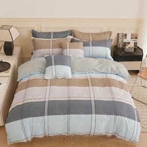 3 dílné Flanelové Povlečení polycotton Wanda 200x140cm + 90x70 cm TiaHome