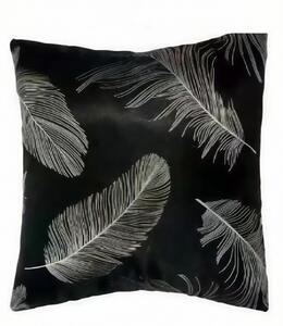 Dekorační povlak 45x45cm Pierka čierné Tiahome