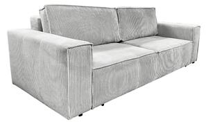 KONDELA Rozkládací pohovka, světle šedá, HARPERA BIG SOFA