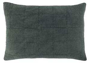 Prošívaný povlak na polštář Aix Forest Green 40 × 60 cm