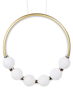 LED závěsná lampa FANE Kov Zlatá