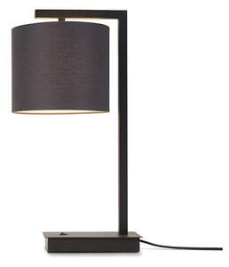 STOLNÍ LAMPA BOSTON ČERNÁ