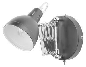 Nástěnná lampa HARRINGTON Nastavitelná Kov Černá