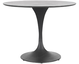 Bizzotto Šedý zahradní stůl Arnold Ø 90 cm s keramickou deskou