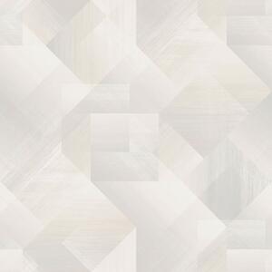 Šedo-bílá vliesová geometrická tapeta na zeď, UR3221, Universe 4, Grandeco