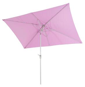Slunečník N23 2x3m polyester/hliník - lila