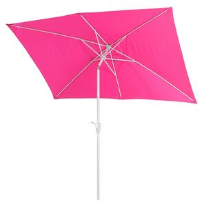 Slunečník N23 2x3m polyester/hliník - růžová