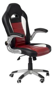 Herní židle Trivela, černá / červená
