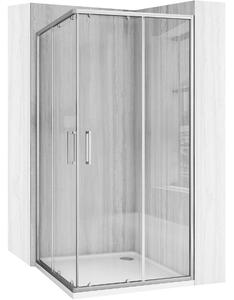 Sprchový kout REA City 90x90 Nickel Brush