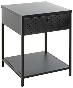 NOČNÍ STOLEK, černá, 40/53/40 cm, Online Only