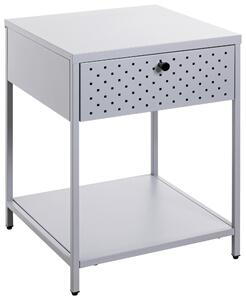 NOČNÍ STOLEK, šedá, 40/53/40 cm, Online Only