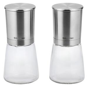 Silvercrest® Sada mlýnků na sůl a pepř / Sada na ocet a olej / Struhadlo (mlýnek na sůl a koření, 2dílná) (100401585001)