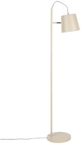 Béžová kovová stojací lampa ZUIVER BUCKLE HEAD 150 cm