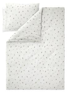 Livarno® Mušelínové ložní povlečení, 240 x 220 cm, 70 x 90 cm (květiny/bílá) (100404633002)