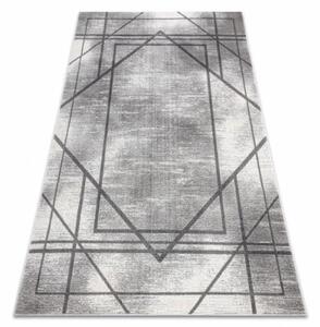 Koberec NOBLE 1520 45 geometrický, linie - šedý
