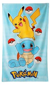 Dětská velurová osuška s potiskem Pokémon® modrá
