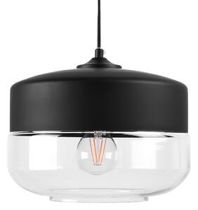 Závěsná lampa MURRAY Sklo Černá