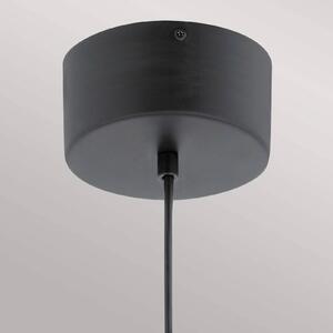 Závěsné světlo LED Moonlit, černá barva, hliník, Ø 20 cm, koule