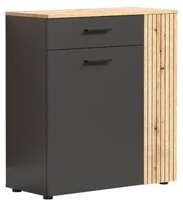 Komoda Esferas 1 (grafit + dub evoke). Akce -23%