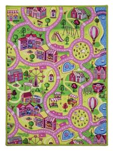 Associated Weavers, Dětský kusový koberec silnice Sweet Town, 95x133, vícebarevná, dětský pokoj