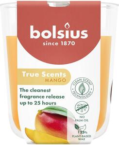 Sviečka Bolsius True Scents, mango, 80x73 mm, v skle