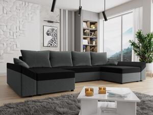 Moderní rohová sedačka Peltata U Lux, Barva: Paros 06 + Kronos 07 5903211155536