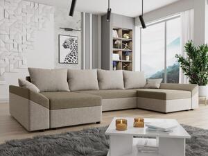 Moderní rohová sedačka Peltata U Lux, Barva: Muna 02 + Muna 03 5903211155642