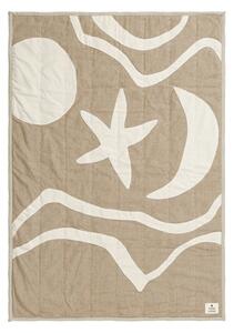 Ferm Living designové plédy Kove Applique Quilted Blanket