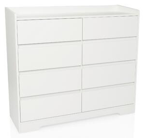 KOMODA, bílá, 110/98,5/38 cm MID.YOU - Široké komody, Online Only