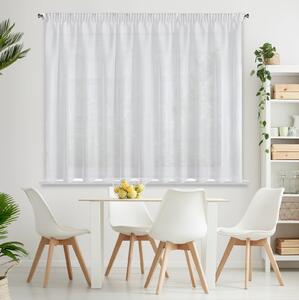 ZÁCLONA NA PÁSCE REBECCA 300X150 CM BÍLÁ