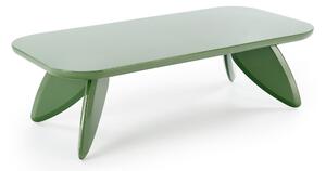 Obdélníkový konferenční stolek Lumis 120 cm - zelený
