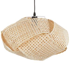 Závěsná lampa HALIL Bambus Béžová