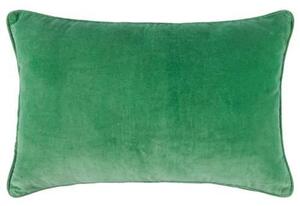 COTTON VELVET Polštář 40 x 60 cm - zelená