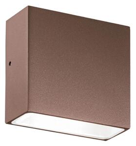 Ideal Lux - Venkovní nástěnné svítidlo TETRIS 1xG9/15W/230V IP44 hnědá