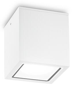 Ideal Lux - Venkovní bodové svítidlo TECHO 1xGU10/20W/230V 9x9 cm IP54 bílá