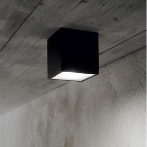 Ideal Lux - Venkovní bodové svítidlo TECHO 1xGU10/20W/230V 15x15 cm IP54 černá