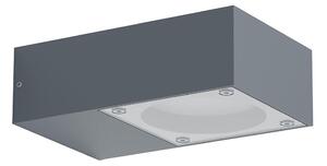 Ideal Lux - Venkovní nástěnné svítidlo SIRIO 1xGX53/9W/230V IP65 antracit