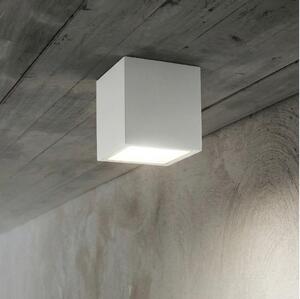Ideal Lux - Venkovní bodové svítidlo TECHO 1xGU10/20W/230V 9x9 cm IP54 bílá