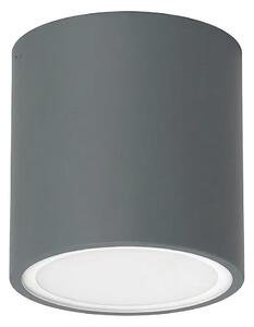 Ideal Lux - Venkovní bodové svítidlo TECHO 1xGU10/20W/230V pr. 9cm IP54 antracit
