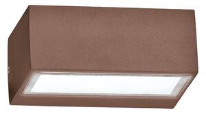 Ideal Lux - Venkovní nástěnné svítidlo TWIN 1xG9/28W/230V IP44 hnědá