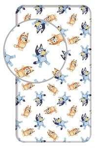 Jerry Fabrics Prostěradlo Bluey 061 90x200x25 cm