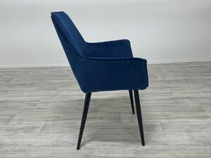 VÝPRODEJ: Jídelní židle SAMOS modrá