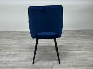 VÝPRODEJ: Jídelní židle SAMOS modrá