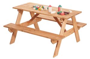 Dětské zahradní posezení - lavice a stůl, impregnováno