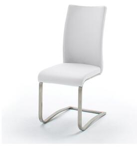 Židle jídelní ARCO ekokůže bílá