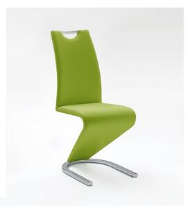 Moderní jídelní židle AMADO ekokůže lime