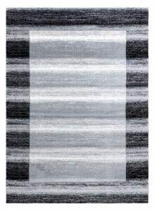 Koberec ARGENT - W9557 Ramka, vintage, linie šedý