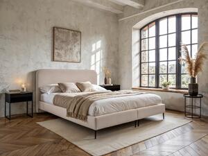 POSTEL BOXSPRING, 140/200 cm, béžová MID.YOU - Online Only postele, Online Only
